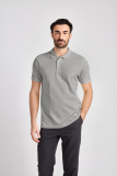 Iseo Man - Poloshirt - silbergrau